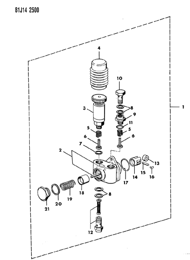 1985 Jeep Wrangler Fuel Injection Feed Pump Diagram