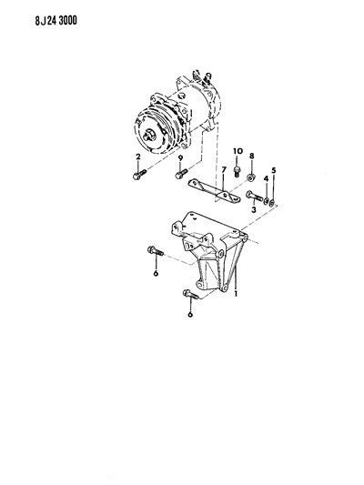 1989 Jeep Wrangler Compressor Diagram 3