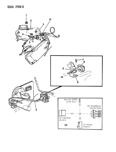 1986 Dodge D150 Speed Control Diagram 2