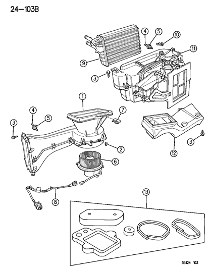 1995 Dodge Neon Heater Unit Diagram