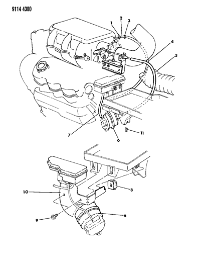 1989 Dodge Spirit Speed Control Diagram 2
