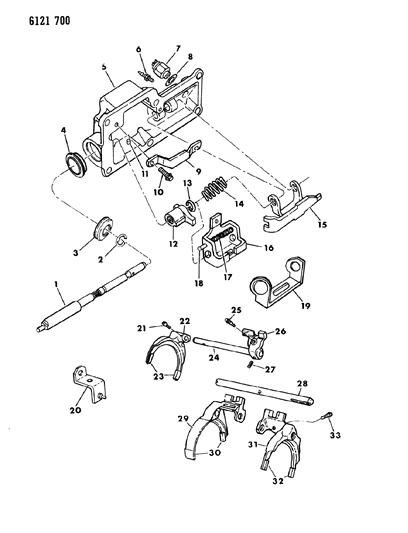 1986 Chrysler Laser Controls, Internal Diagram 2