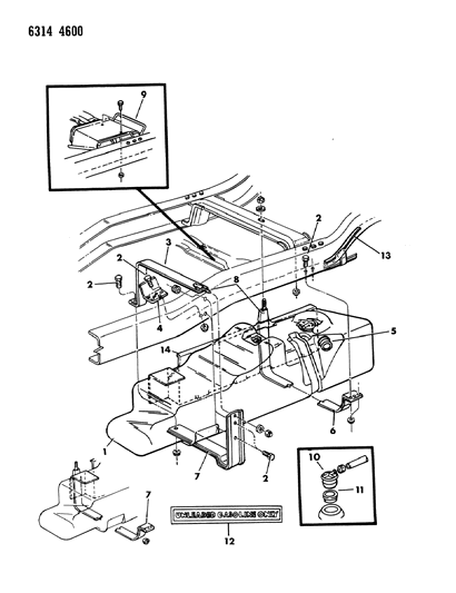 1986 Dodge Ramcharger Fuel Tank Diagram 2