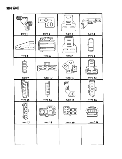 1989 Dodge Spirit Insulators 4 Way Diagram