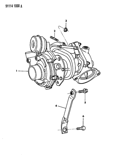 1991 Dodge Shadow Turbo Charger Diagram
