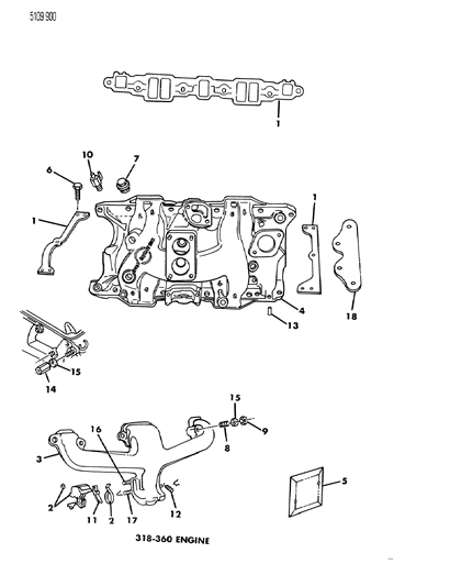 1985 Chrysler Fifth Avenue Manifold With Heat Control Diagram