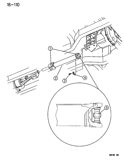 1992 Dodge Viper Propeller Shaft Diagram