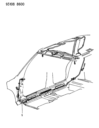 1993 Chrysler New Yorker Wiring - Body & Accessories Diagram 1