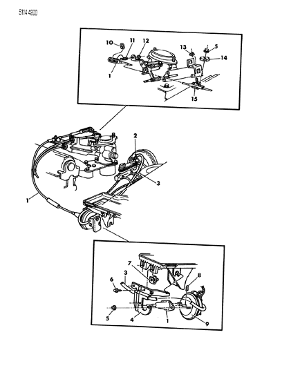 1985 Dodge Omni Speed Control - Electro Mechanical Diagram 2