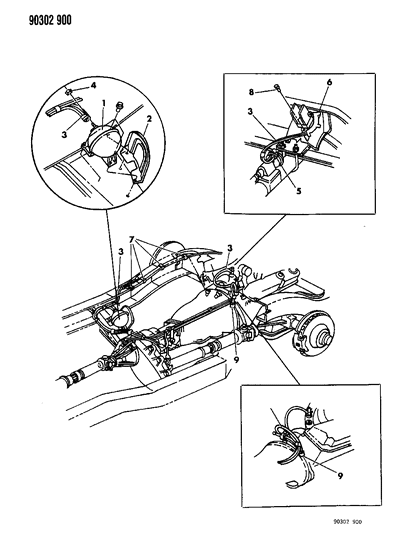 1992 Dodge Ramcharger Disconnect Assy - Front Axle Diagram