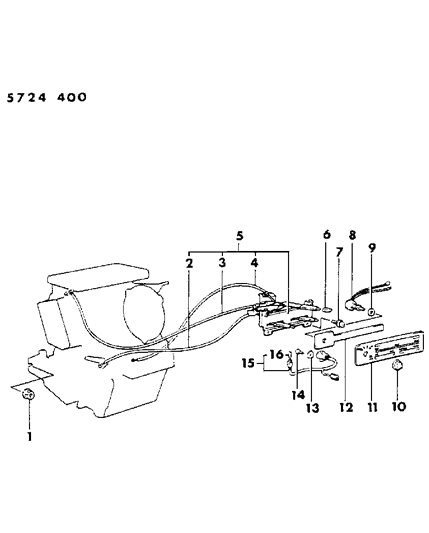 1985 Dodge Ram 50 Control, Heater Diagram