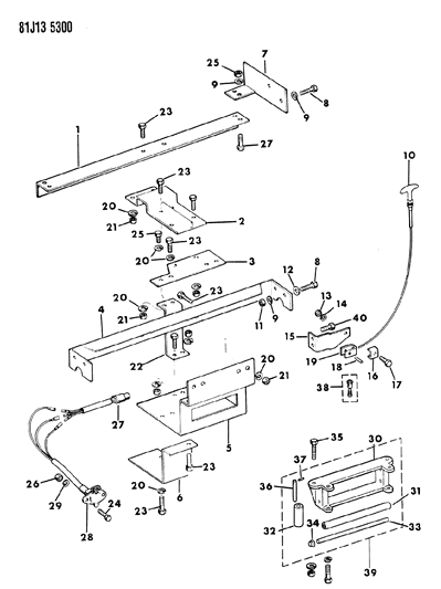 1985 Jeep Grand Wagoneer Winch Mounting Diagram 2