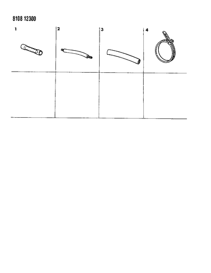 1988 Chrysler Fifth Avenue Wiring Harness Repair Crimp Pkg.-Fusible Link Pkg.-Heat Shrink Tube Diagram