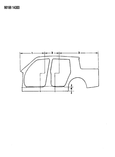 1990 Chrysler Imperial Aperture Panel Diagram