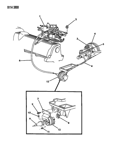 1989 Chrysler LeBaron Speed Control Diagram 1