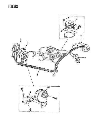 1988 Dodge Lancer EGR System Diagram 4