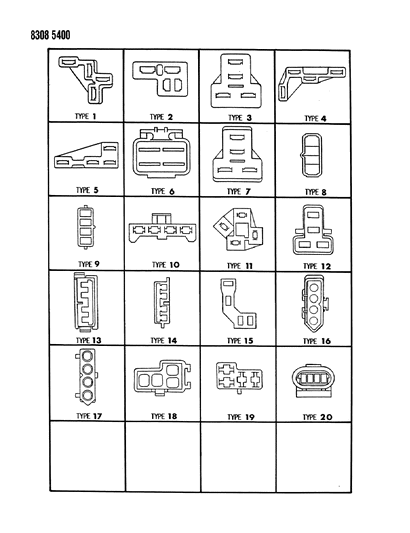 1989 Dodge Ramcharger Insulators 4 Way Diagram