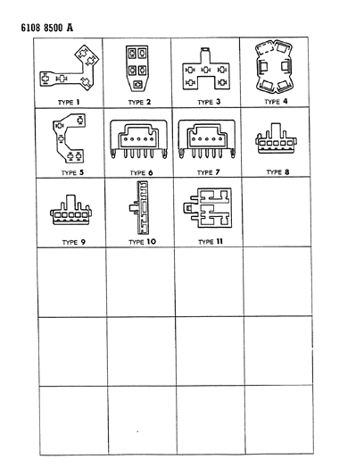 1986 Chrysler Town & Country Insulators 5 Way Diagram
