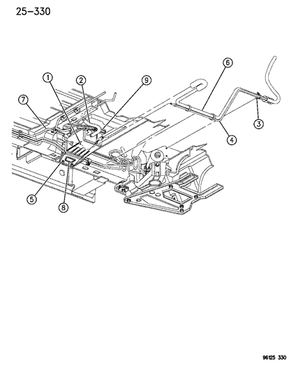 1996 Chrysler Town & Country Bracket-Duty Cycle PURGE SOLENOID Diagram for 4882996