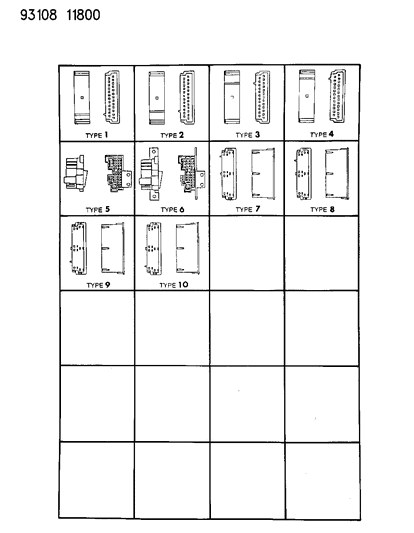 1993 Chrysler Town & Country Insulators 25 Way Diagram