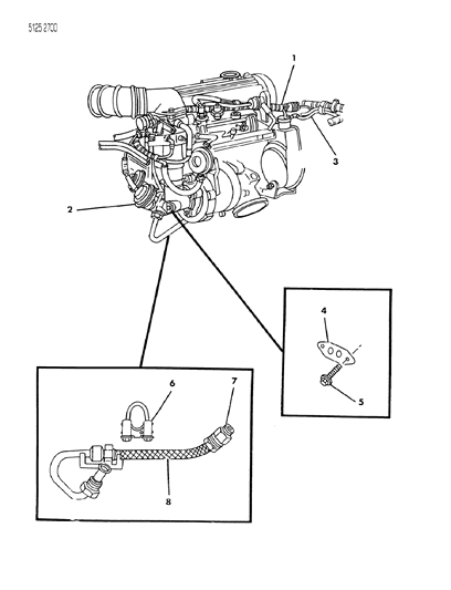 1985 Chrysler Laser EGR System Diagram 4