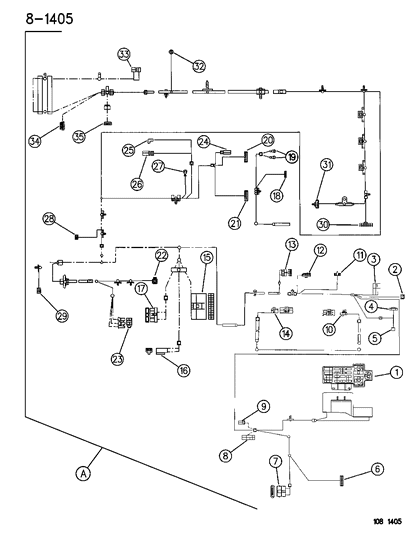 1996 Dodge Neon Wiring - Instrument Panel Diagram