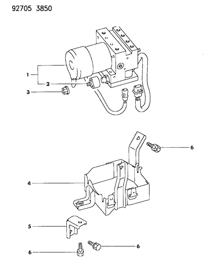 1994 Dodge Colt Modulator Diagram
