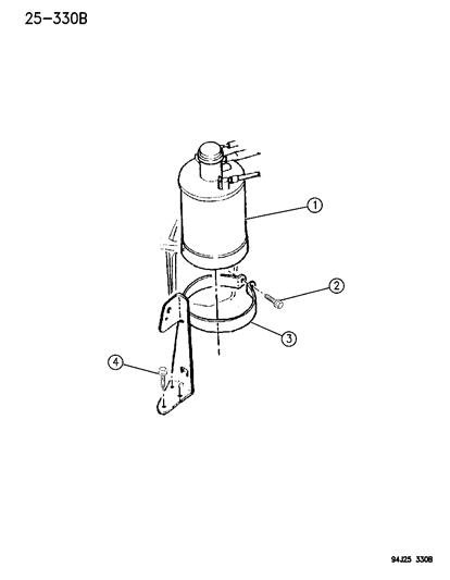1995 Jeep Cherokee Vacuum Canister Diagram 1