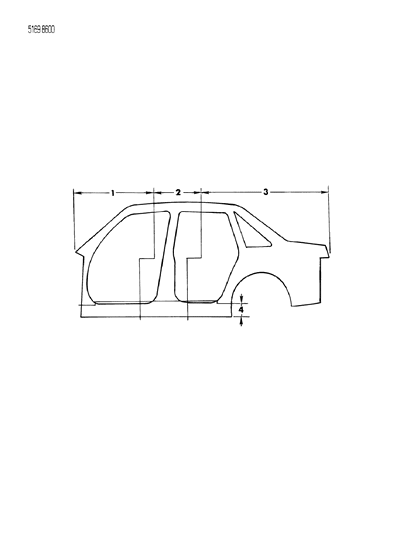 1985 Dodge Lancer Aperture Panel Diagram