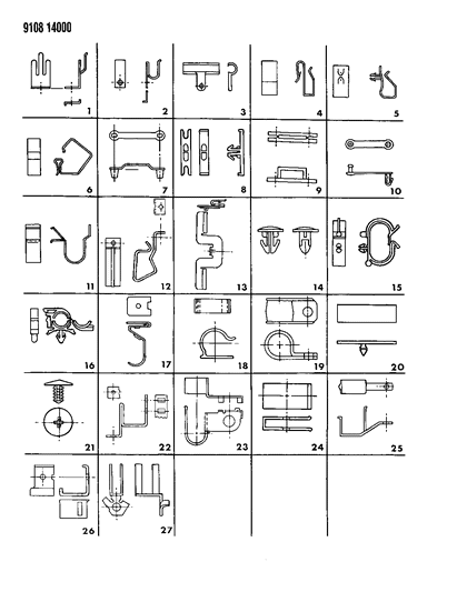 1989 Dodge Aries Wiring Clips Diagram