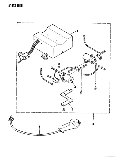 1991 Jeep Comanche Winch Controls Diagram
