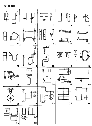 1992 Chrysler Imperial Wiring Clips Diagram