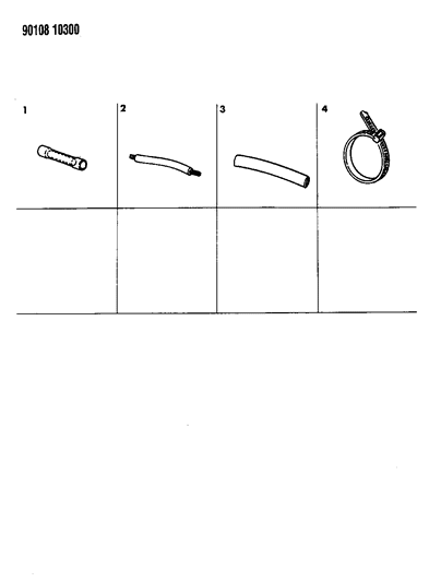 1990 Chrysler New Yorker Wiring Harness Repair Crimp Pkg.-Fusible Link Pkg.-Heat Shrink Tube Diagram