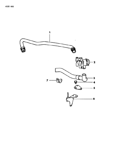 1984 Chrysler Town & Country Secondary Air Supply Diagram 2