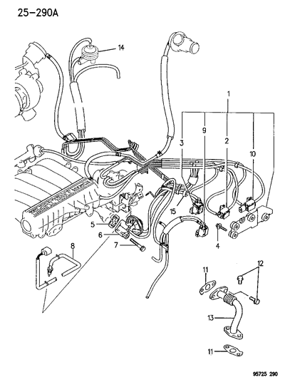 1995 Dodge Stealth EGR System Diagram 2