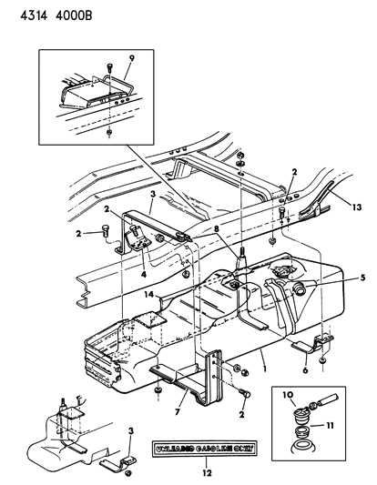 1984 Dodge D150 Fuel Tank Diagram 2