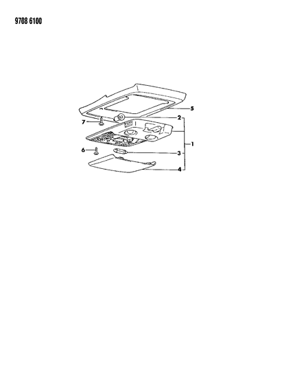 1989 Dodge Raider Screw-GEARSHIFT Equip Diagram for MS450928