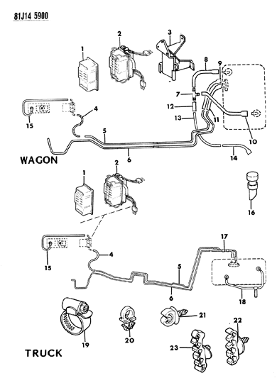 1986 Jeep Wagoneer Fuel Line Diagram 1
