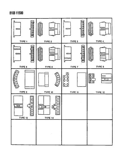 1988 Chrysler Town & Country Insulators 7 Way Diagram