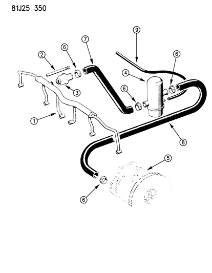 1986 Jeep Wrangler Air Injection System Diagram 2