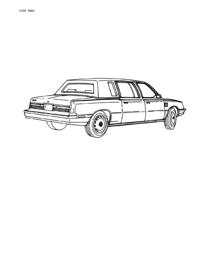 1984 Chrysler LeBaron Wiring - Body & Accessories Diagram 2