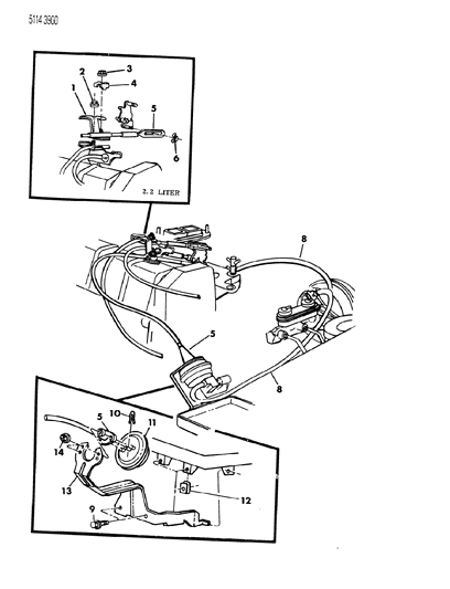 1985 Dodge Omni Speed Control - Electro Mechanical Diagram 3