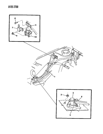 1988 Dodge Omni Vapor Canister Diagram 3