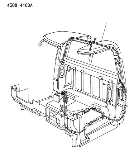 1984 Dodge D350 Wiring - Body & Accessories Diagram