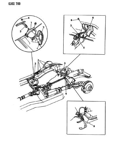 1987 Dodge Ramcharger Disconnect Assy - Front Axle Diagram