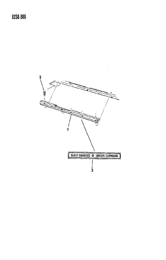 1988 Dodge 600 Scuff Plates Body Sill And Doors Diagram