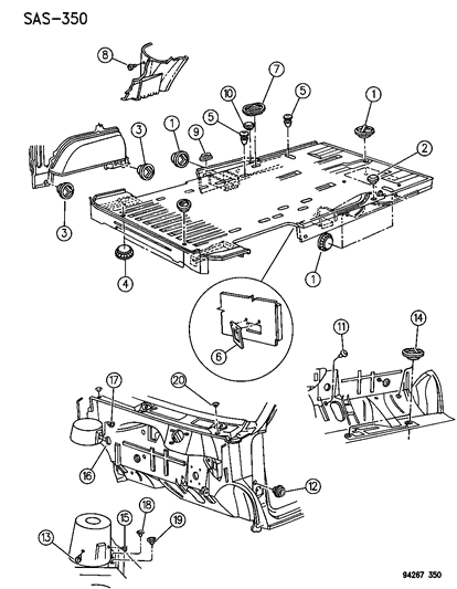1994 Chrysler Town & Country Plugs Diagram