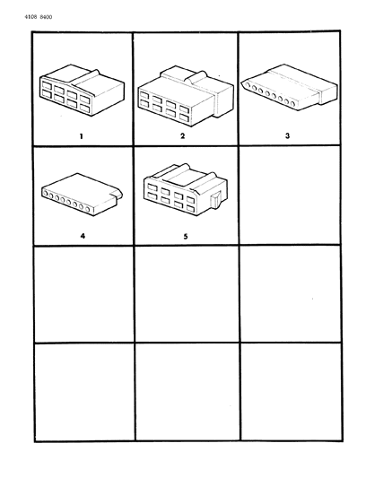 1984 Dodge Charger Insulator 8 Way Diagram