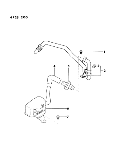 1984 Dodge Conquest Secondary Air Supply System Diagram