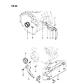 Diagram for 1989 Dodge Raider Release Bearing - MD703270
